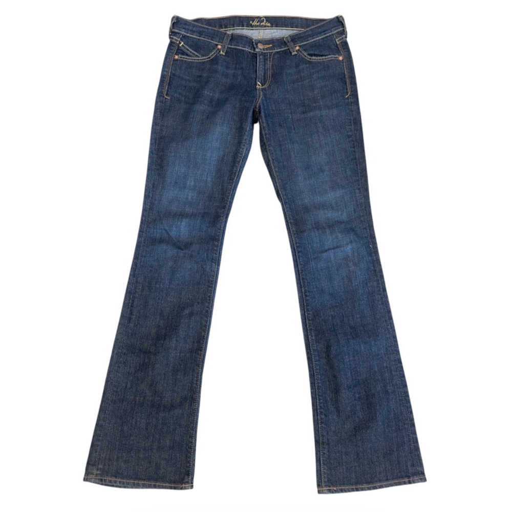 Old Navy The Diva Bootcut Jeans Dark Wash Low Rise Size 6 Long Denim Pants